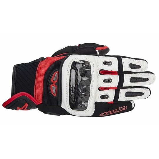Summer Motorcycle Gloves Alpinestars GP AIR GLOVES 2014 Black White Red