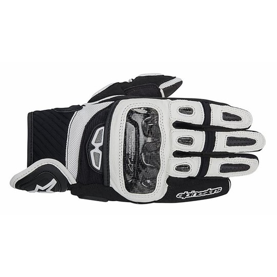 Summer Motorcycle Gloves Alpinestars GP AIR GLOVES Black White