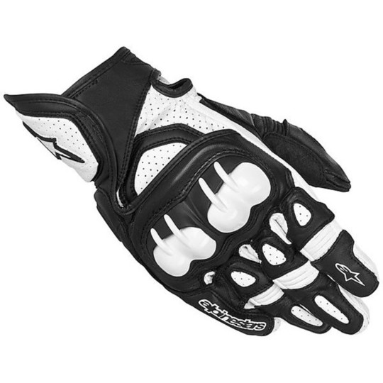 Summer Motorcycle Gloves Alpinestars GPX racing GLOVE Black-White