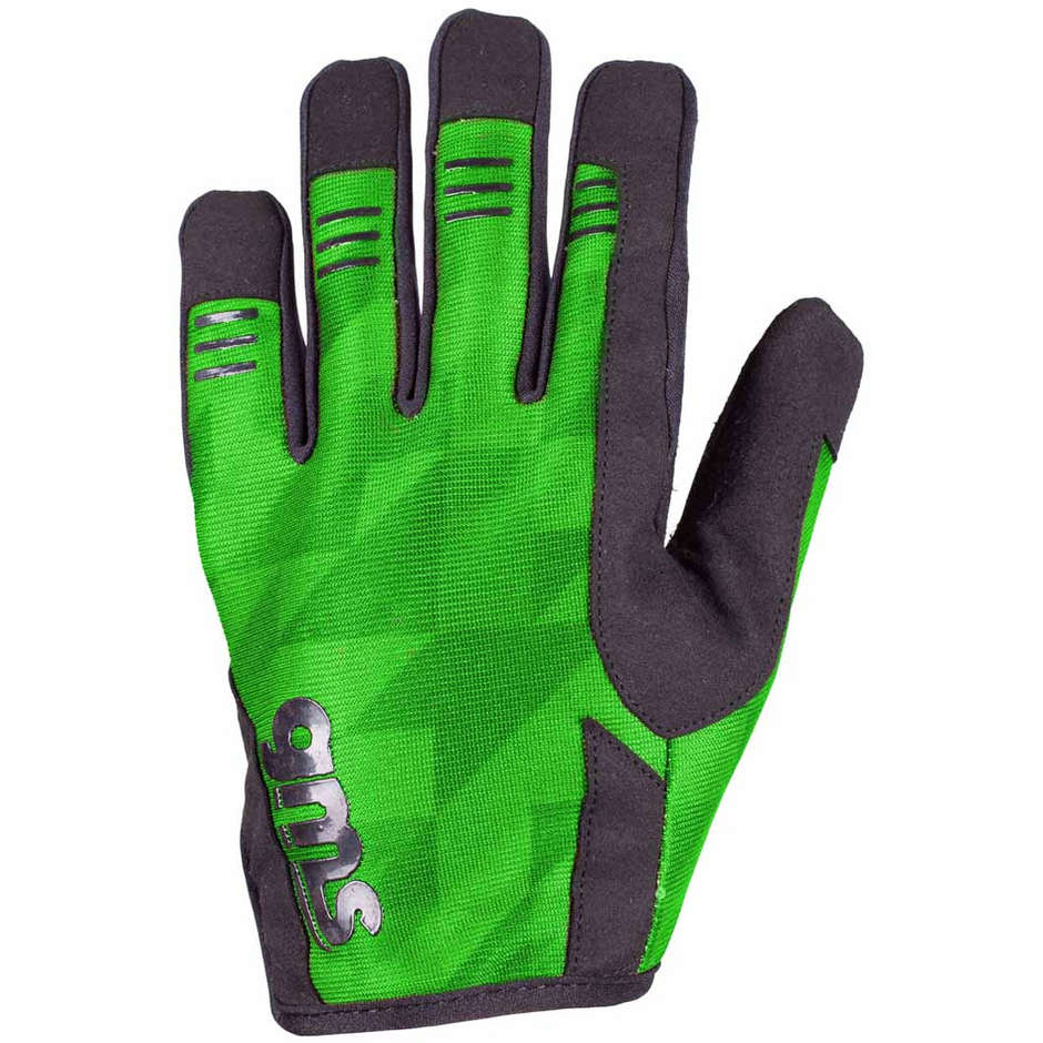 Summer Motorcycle Gloves Gms TRAIL Black Green