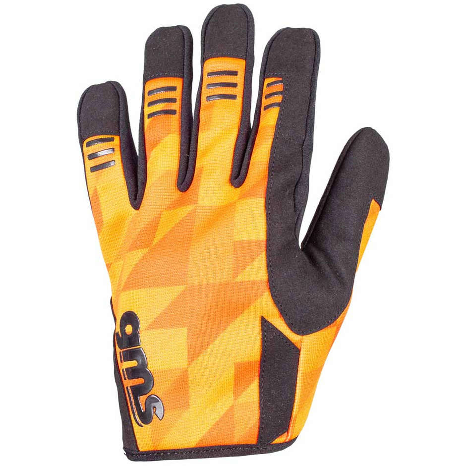 Summer Motorcycle Gloves Gms TRAIL Black Orange