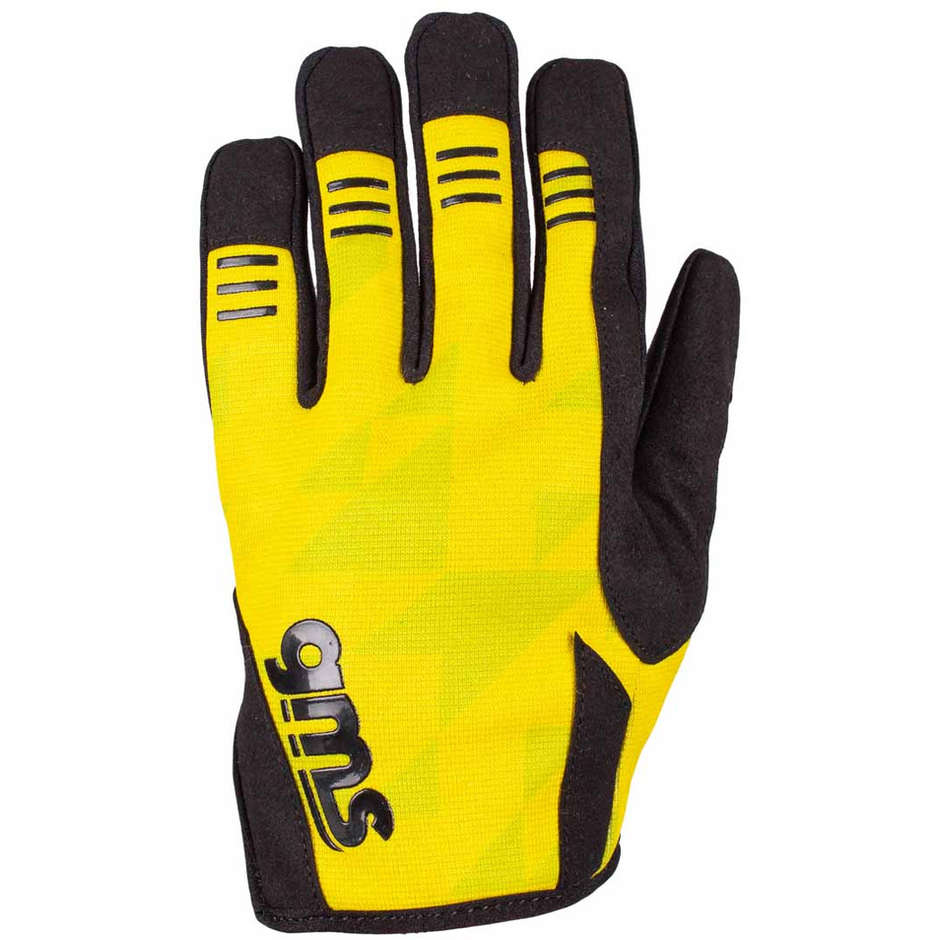 Summer Motorcycle Gloves Gms TRAIL Black Yellow