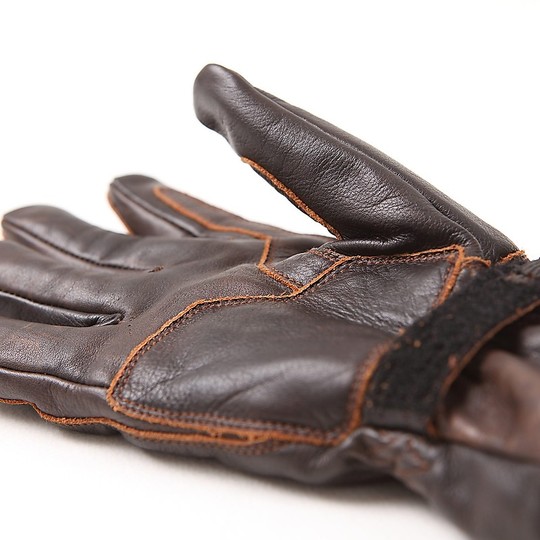 Summer Motorcycle Gloves in Full Grain Leather Helstons Model Legend ...