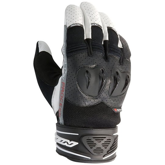 Summer Motorcycle Gloves Ixon RS Flip HP Black / White With Guards