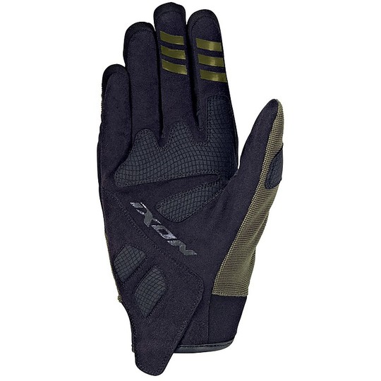Summer Motorcycle Gloves Ixon Rs Slick Hp Khaki Fabric