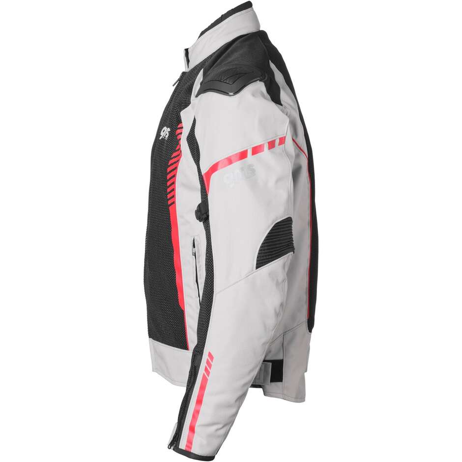 Summer Motorcycle Jacket Gms SAMU Mesh Gray Black Red