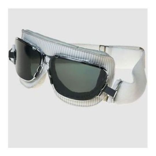 Sunglasses bike Baruffaldi Supercompetition with chrome frame and White striped