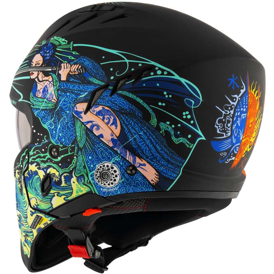 Suomy ARMOR MIZU KASAI Matt Motorcycle Jet Helmet