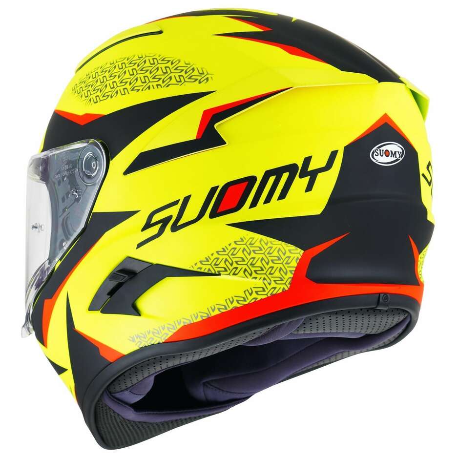 Suomy Integral Motorcycle Helmet SPEEDSTAR LUMINESCENCE Matt Yellow Fluo