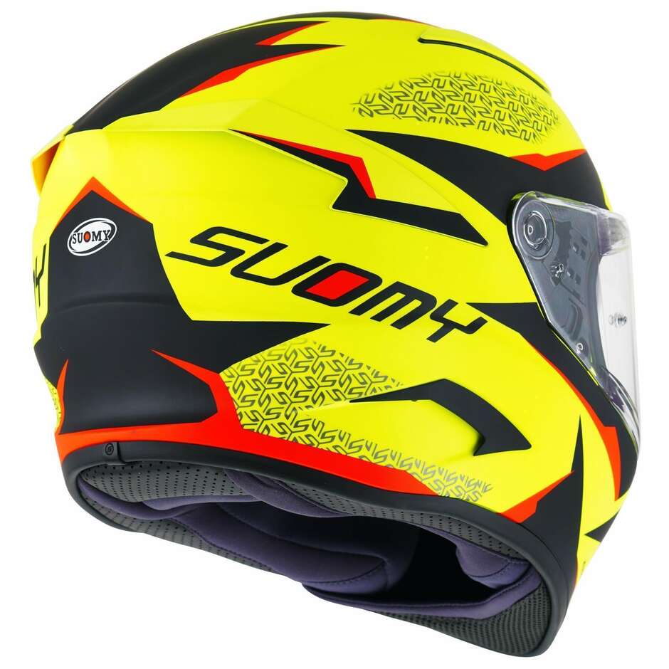 Suomy Integral Motorcycle Helmet SPEEDSTAR LUMINESCENCE Matt Yellow Fluo