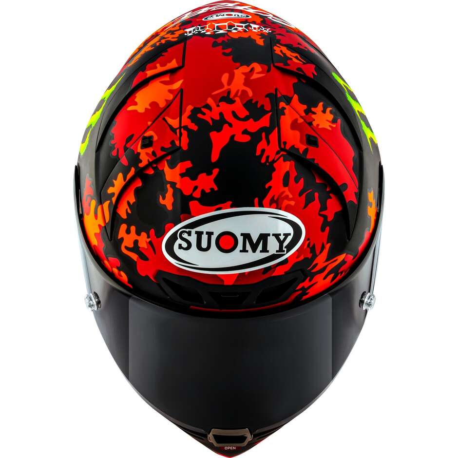 Suomy S1-XR GP BAGNAIA MONSTER REPL.2025 Matte FIM Full Face Racing Motorcycle Helmet