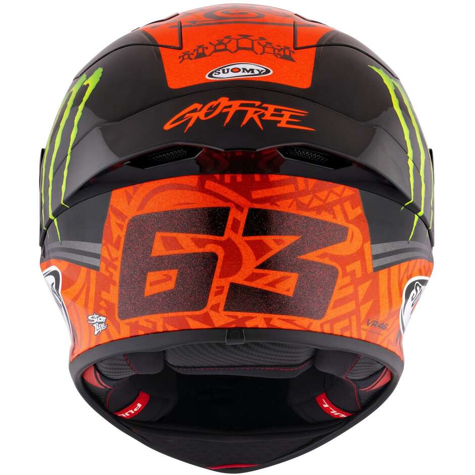 Suomy S1-XR GP BAGNAIA MONSTER REPLICA+ Racing Full Face Motorcycle Helmet -FIM