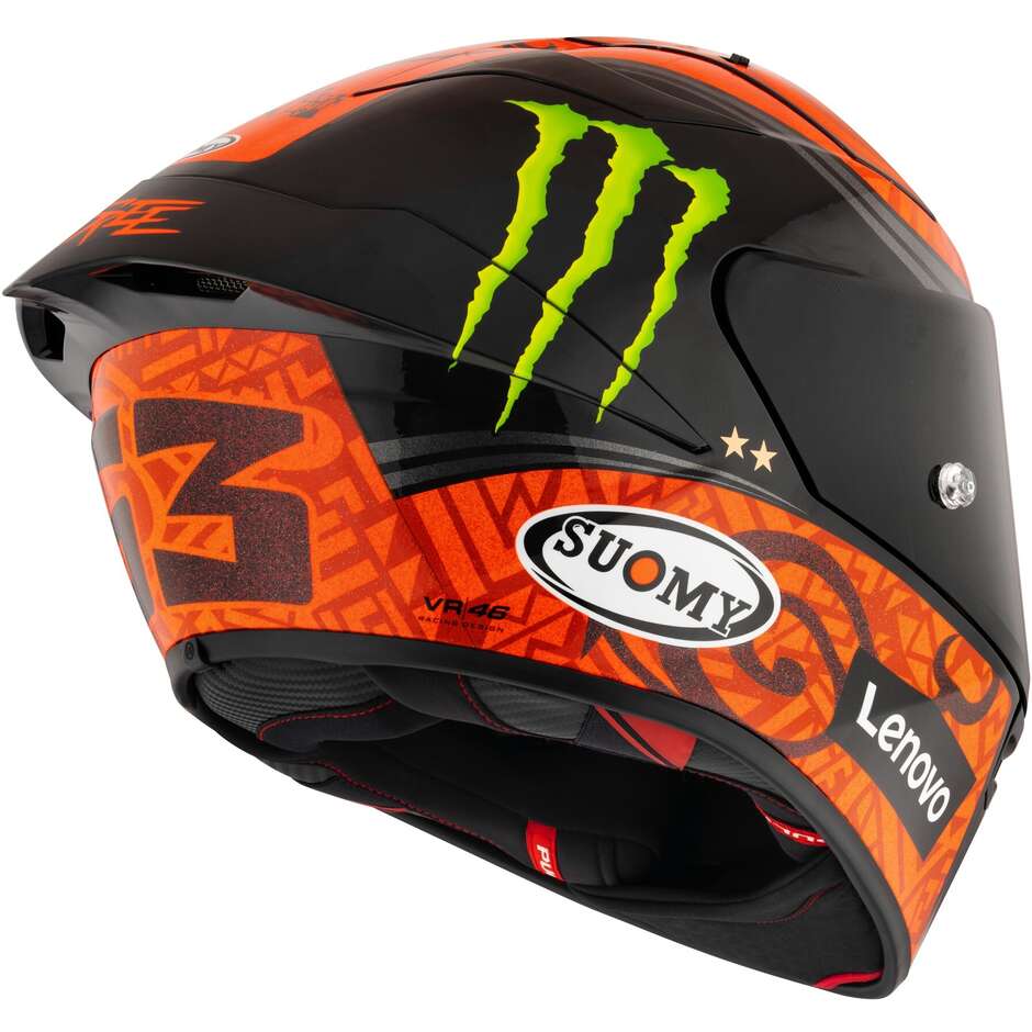 Suomy S1-XR GP BAGNAIA MONSTER REPLICA+ Racing Full Face Motorcycle Helmet -FIM