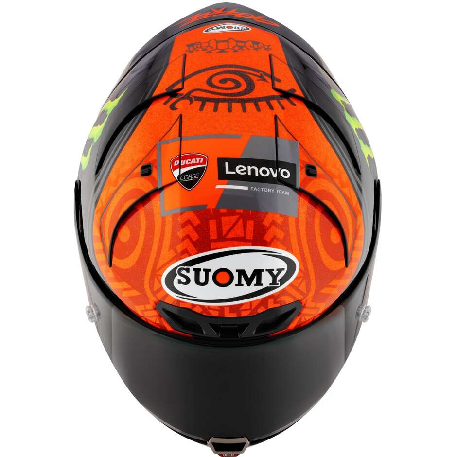 Suomy S1-XR GP BAGNAIA MONSTER REPLICA+ Racing Full Face Motorcycle Helmet -FIM