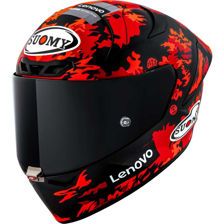 Suomy S1-XR GP BAGNAIA REPL.2025 Mattierter Integralhelm für Rennmotorräder