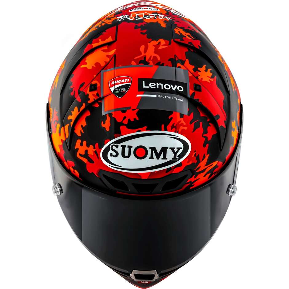 Suomy S1-XR GP BAGNAIA REPL.2025 Mattierter Integralhelm für Rennmotorräder