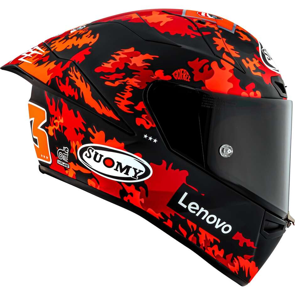 Suomy S1-XR GP BAGNAIA REPL.2025 Mattierter Integralhelm für Rennmotorräder