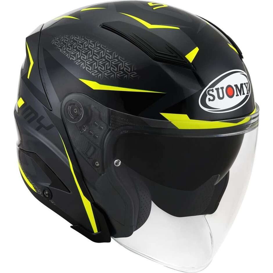 Suomy SPEEDJET LUMINISM Jet Motorcycle Helmet Anthracite