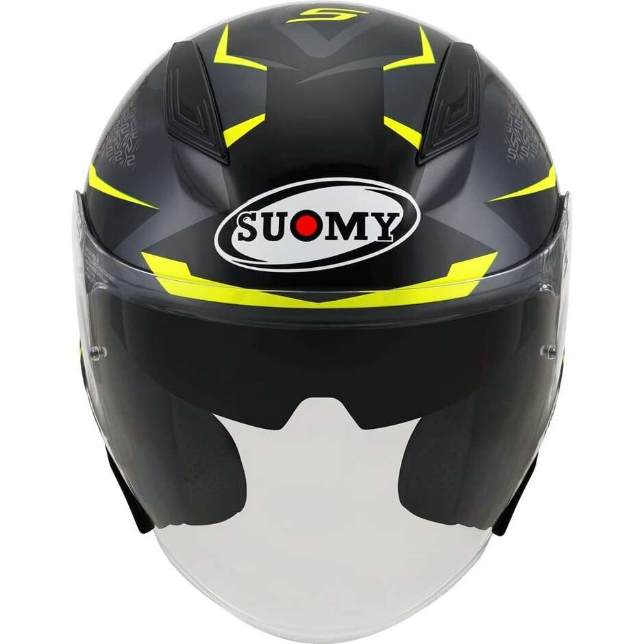 Suomy SPEEDJET LUMINISM Jet Motorcycle Helmet Anthracite