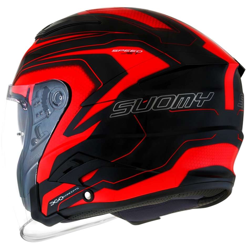 Suomy SPEEDJET READY Red Motorcycle Helmet