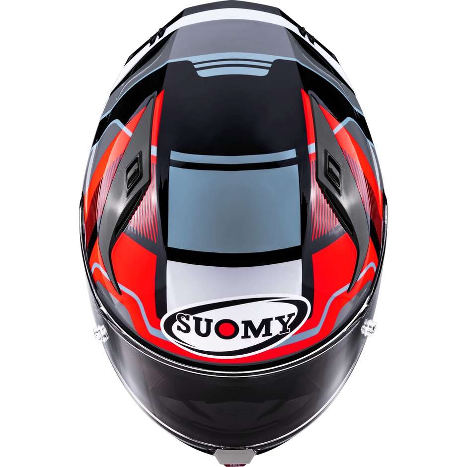 Suomy SPEEDSTAR 2 PARALLAX Full Face Motorcycle Helmet, Red