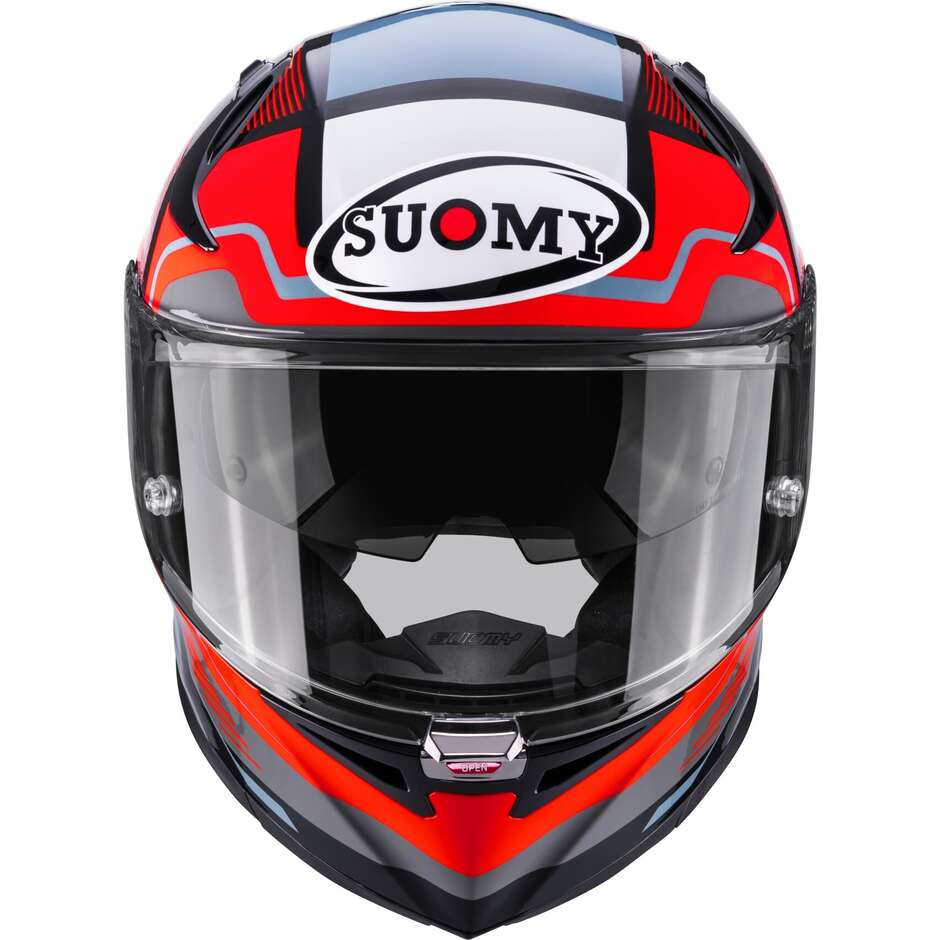 Suomy SPEEDSTAR 2 PARALLAX Full Face Motorcycle Helmet, Red