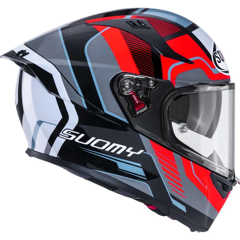 Suomy SPEEDSTAR 2 PARALLAX Full Face Motorcycle Helmet, Red
