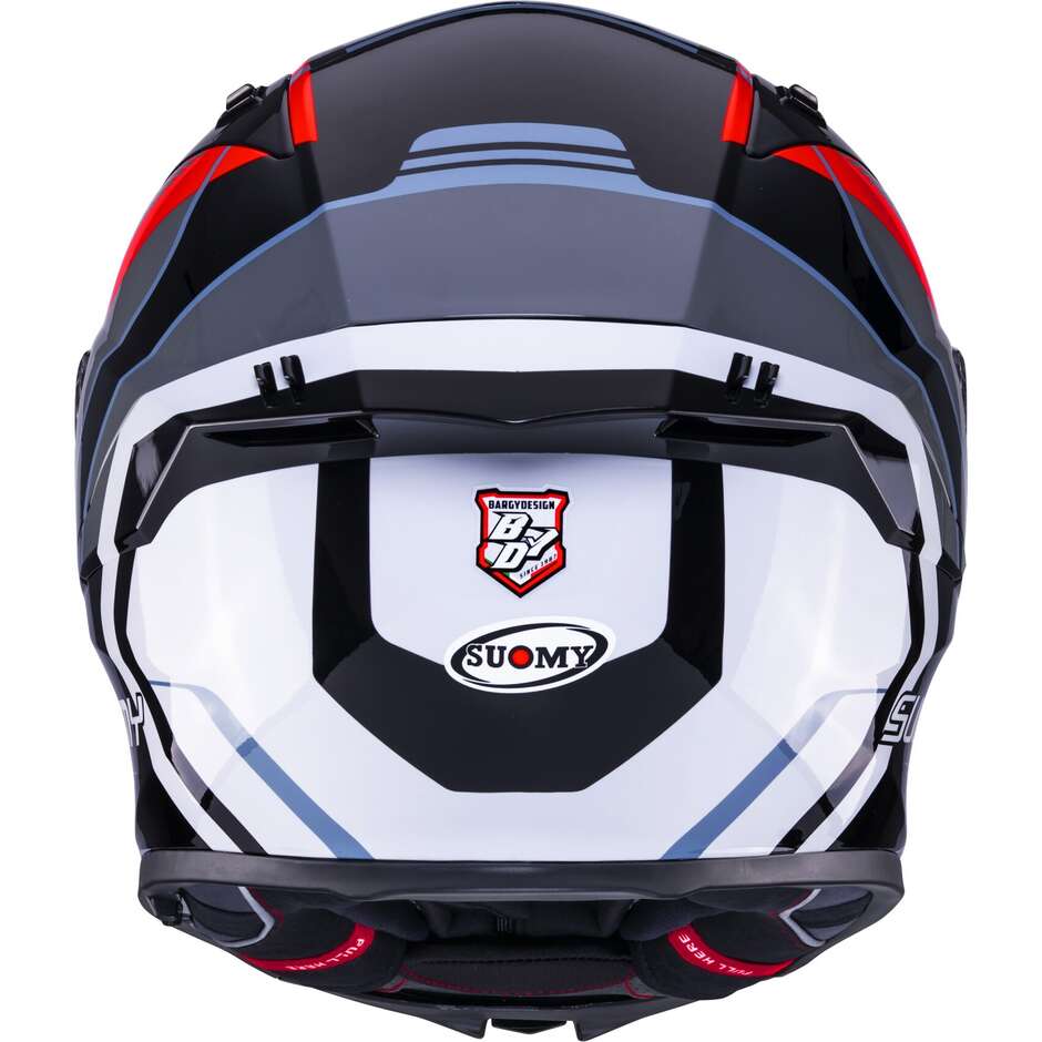 Suomy SPEEDSTAR 2 PARALLAX Full Face Motorcycle Helmet, Red