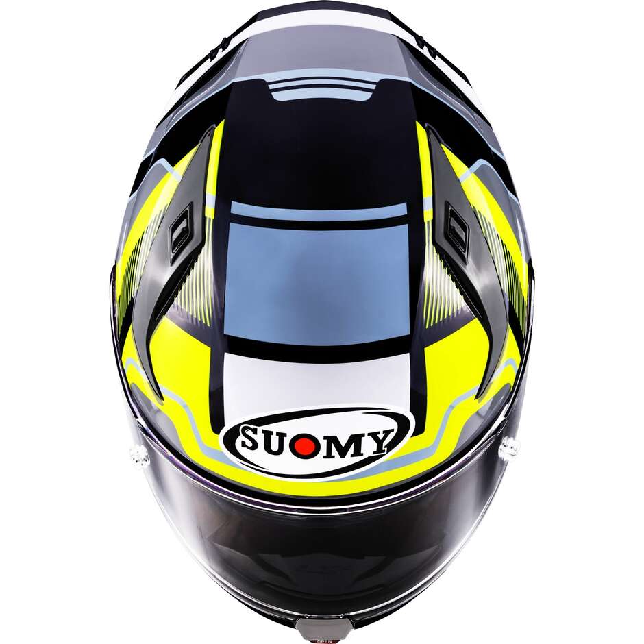 Suomy SPEEDSTAR 2 PARALLAX Integralhelm für Motorrad, Gelb