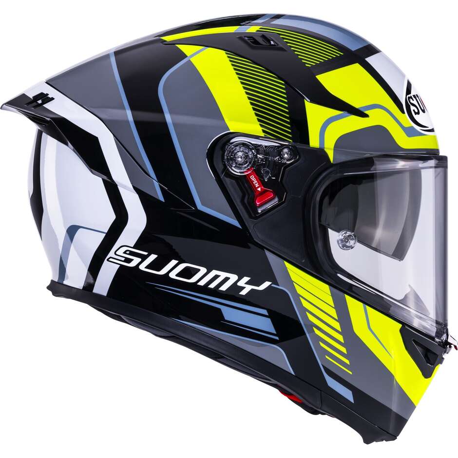 Suomy SPEEDSTAR 2 PARALLAX Integralhelm für Motorrad, Gelb