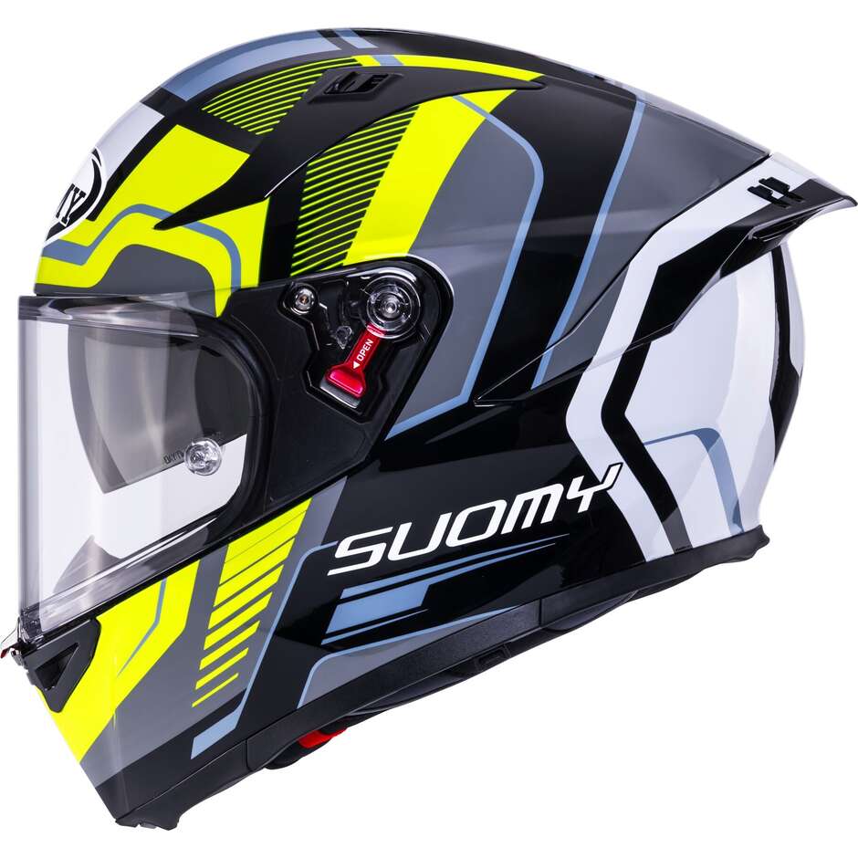 Suomy SPEEDSTAR 2 PARALLAX Integralhelm für Motorrad, Gelb