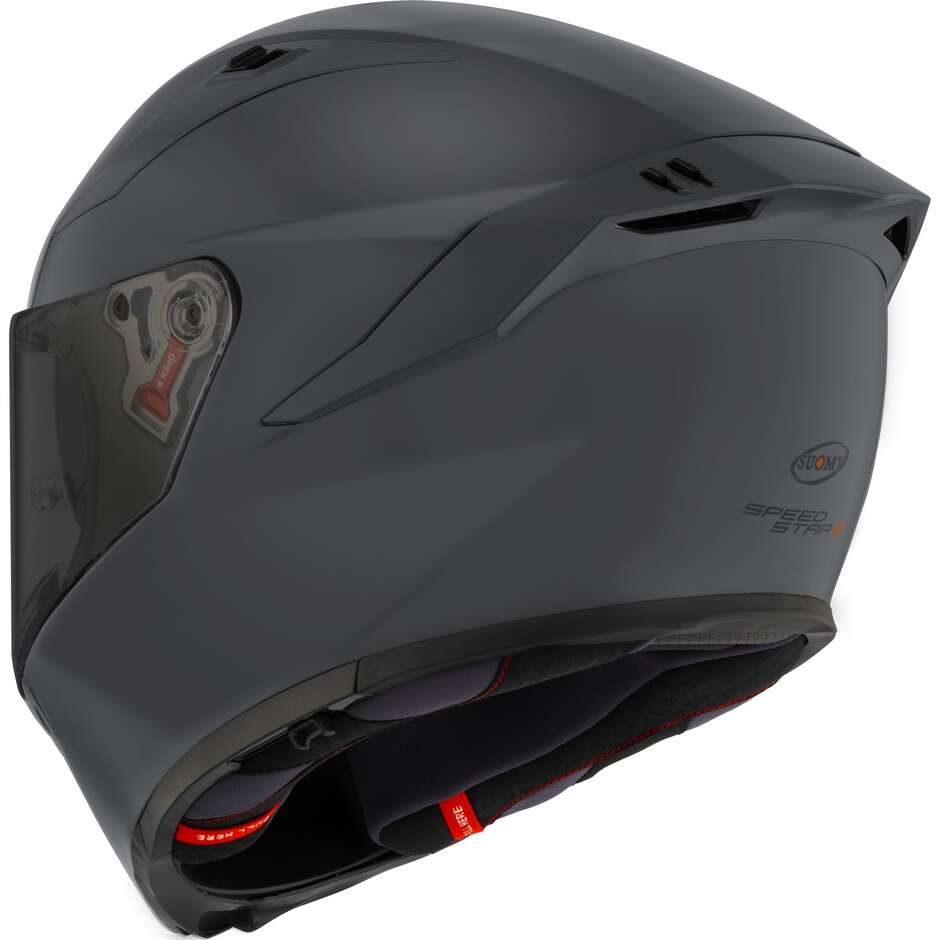 Casque de moto intégral Suomy SPEEDSTAR 2 PLAIN noir mat
