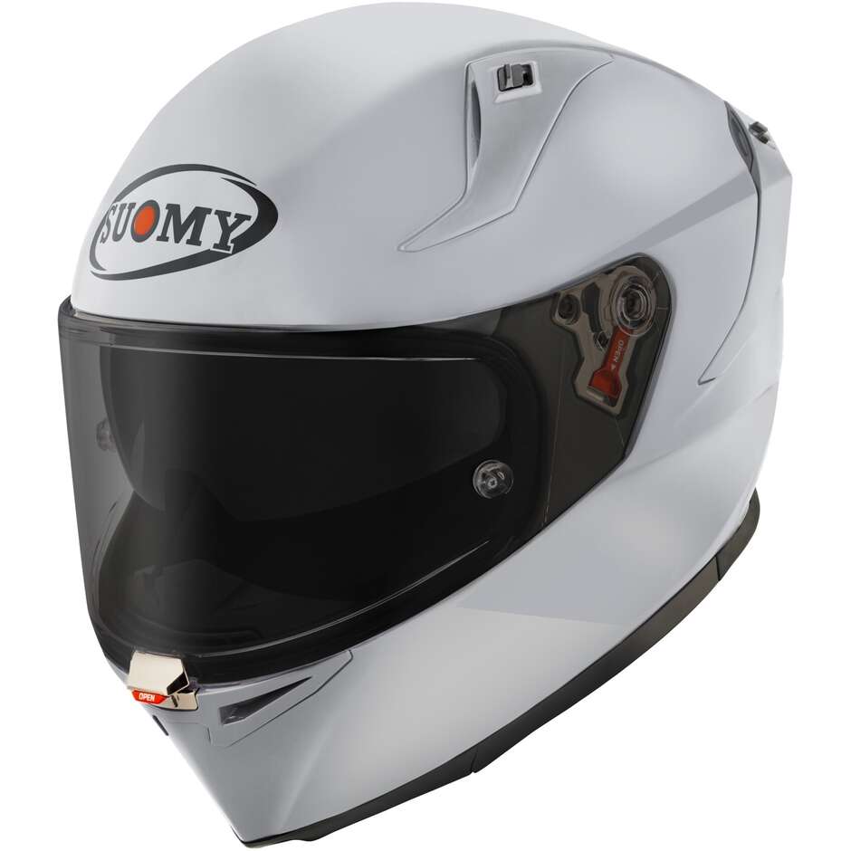 Suomy SPEEDSTAR 2 PLAIN Integral-Motorradhelm Weiß