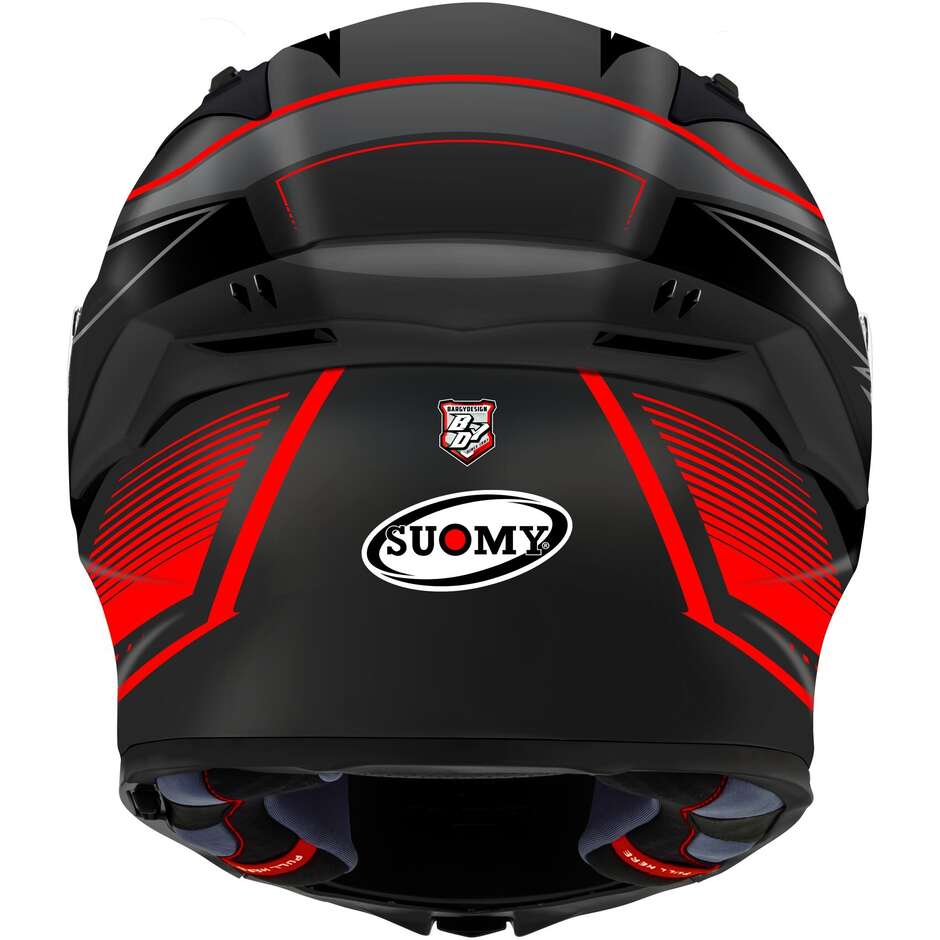 Suomy SPEEDSTAR 2 VISUAL Full Face Motorcycle Helmet Red