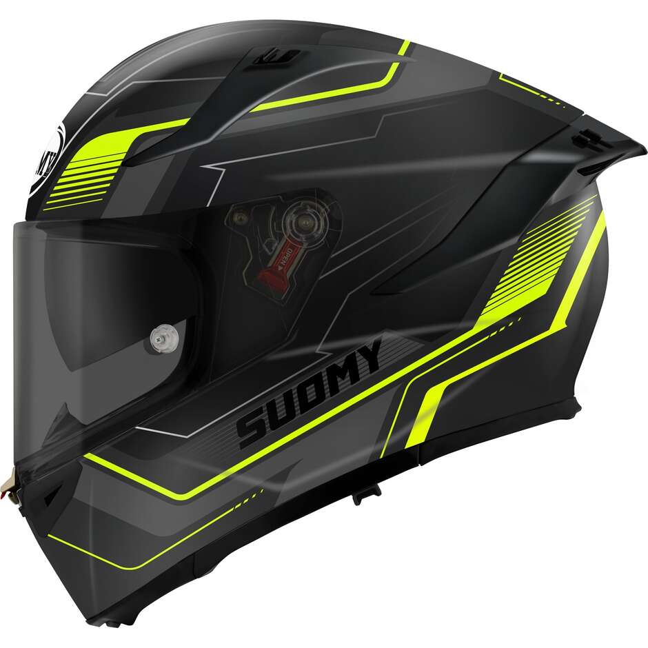Suomy SPEEDSTAR 2 VISUAL Mattgelber Integral-Motorradhelm