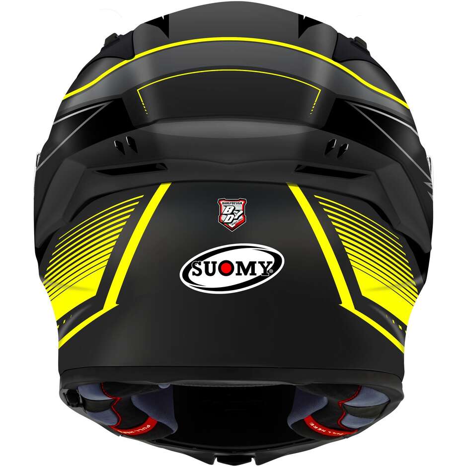 Suomy SPEEDSTAR 2 VISUAL Mattgelber Integral-Motorradhelm