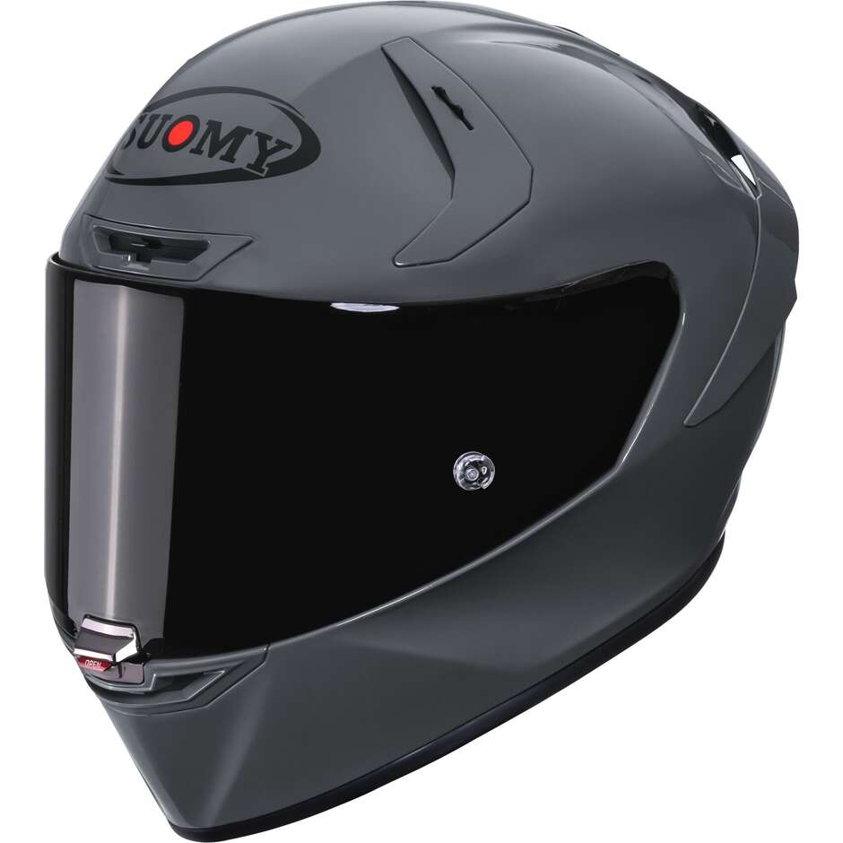 Suomy SR-GP EVO PLAIN Grl Integralhelm für Rennmotorräder, Grau