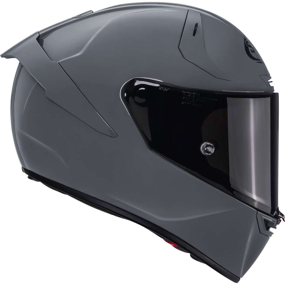 Suomy SR-GP EVO PLAIN Grl Integralhelm für Rennmotorräder, Grau