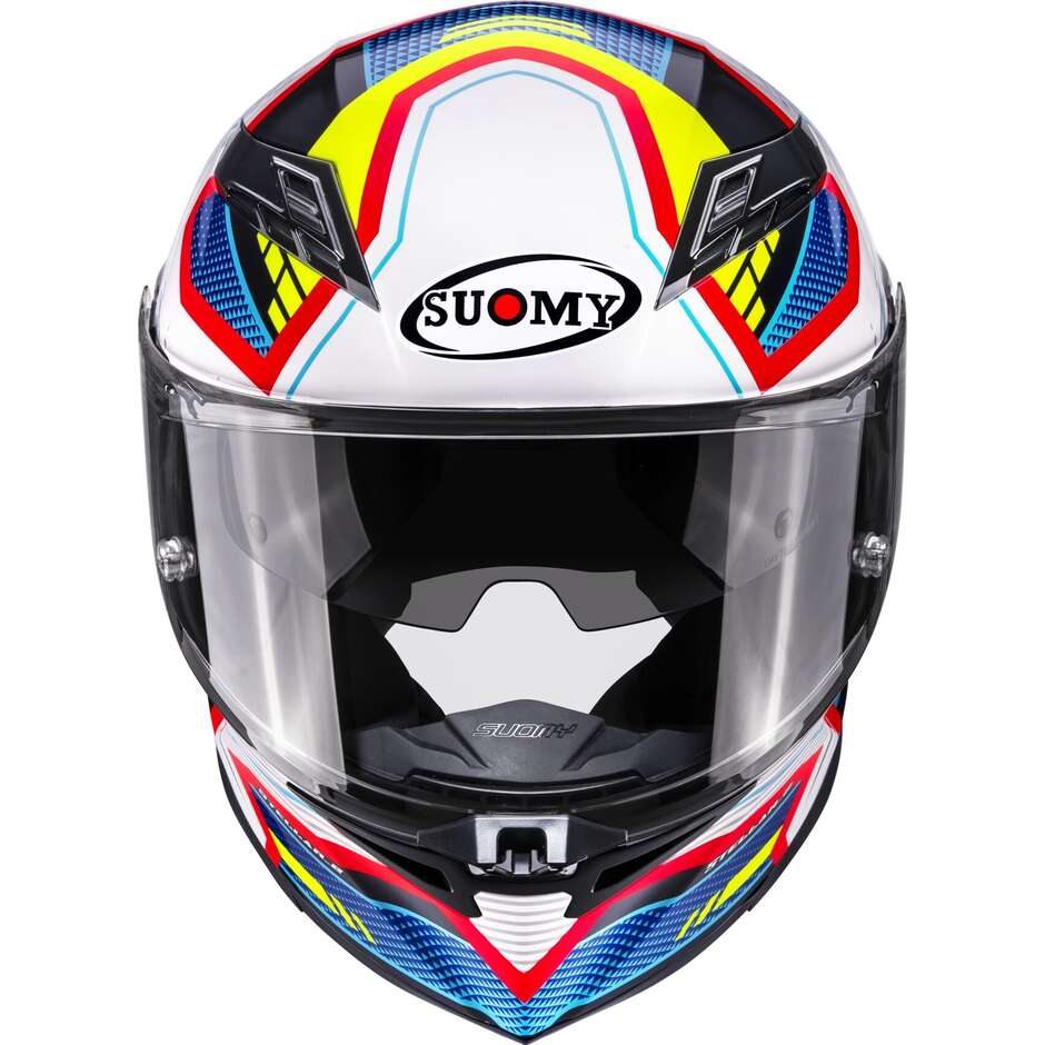 Suomy STELLAR 2 BLACKSTAR Integralhelm Motorrad Weiß Blau
