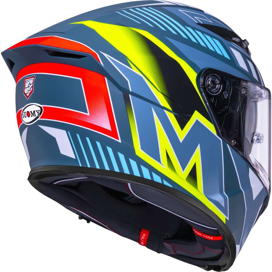Suomy STELLAR 2 DEEPSPACE Integralhelm für Motorrad, Mattschwarz/Blau