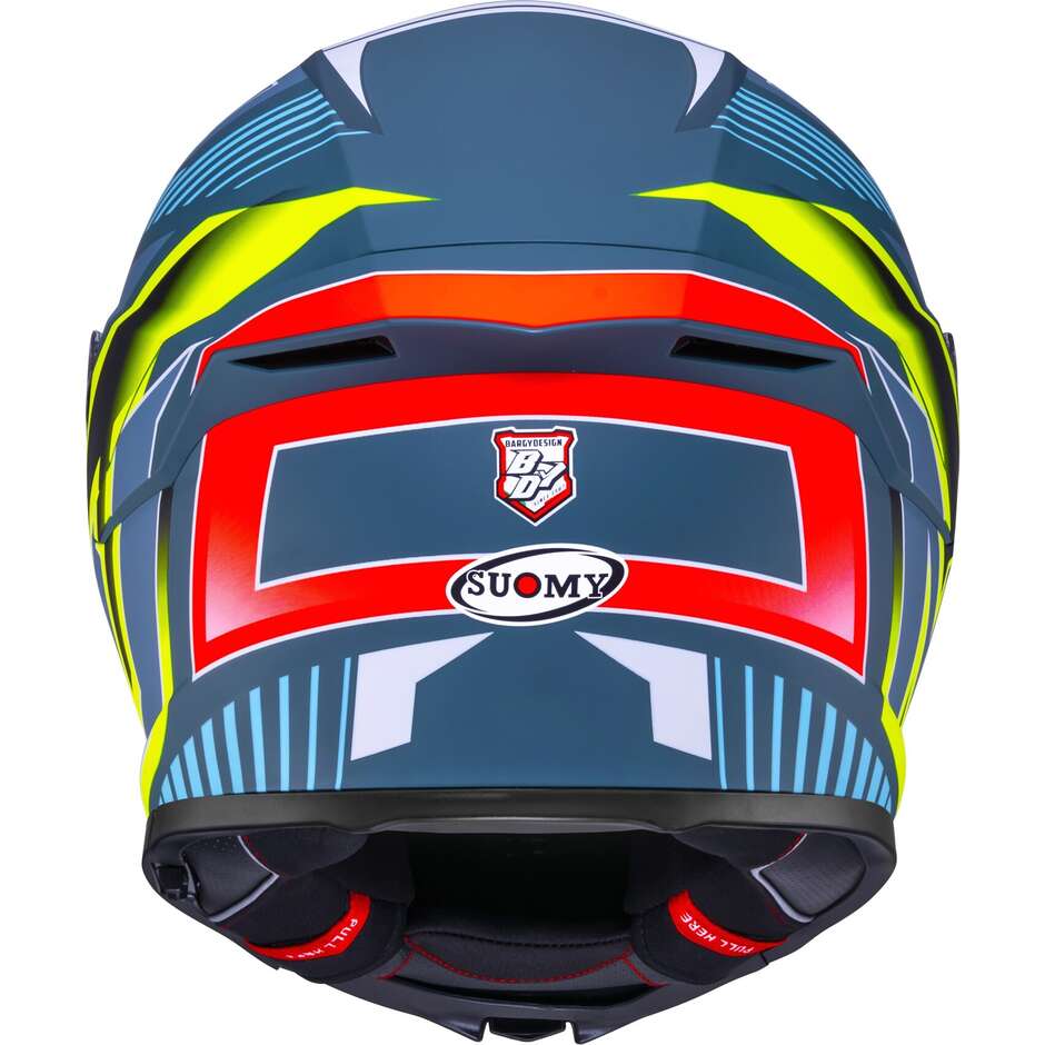 Suomy STELLAR 2 DEEPSPACE Integralhelm für Motorrad, Mattschwarz/Blau