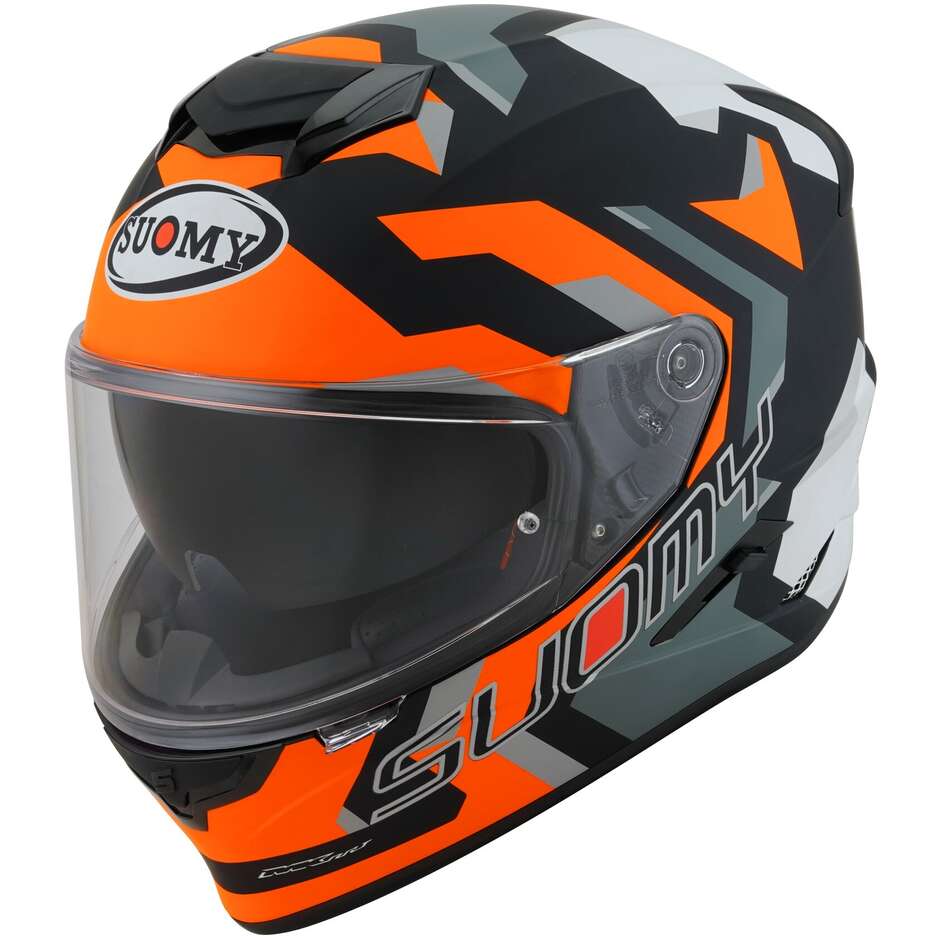 Suomy STELLAR SWIFT Integral Motorcycle Helmet Matt Orange
