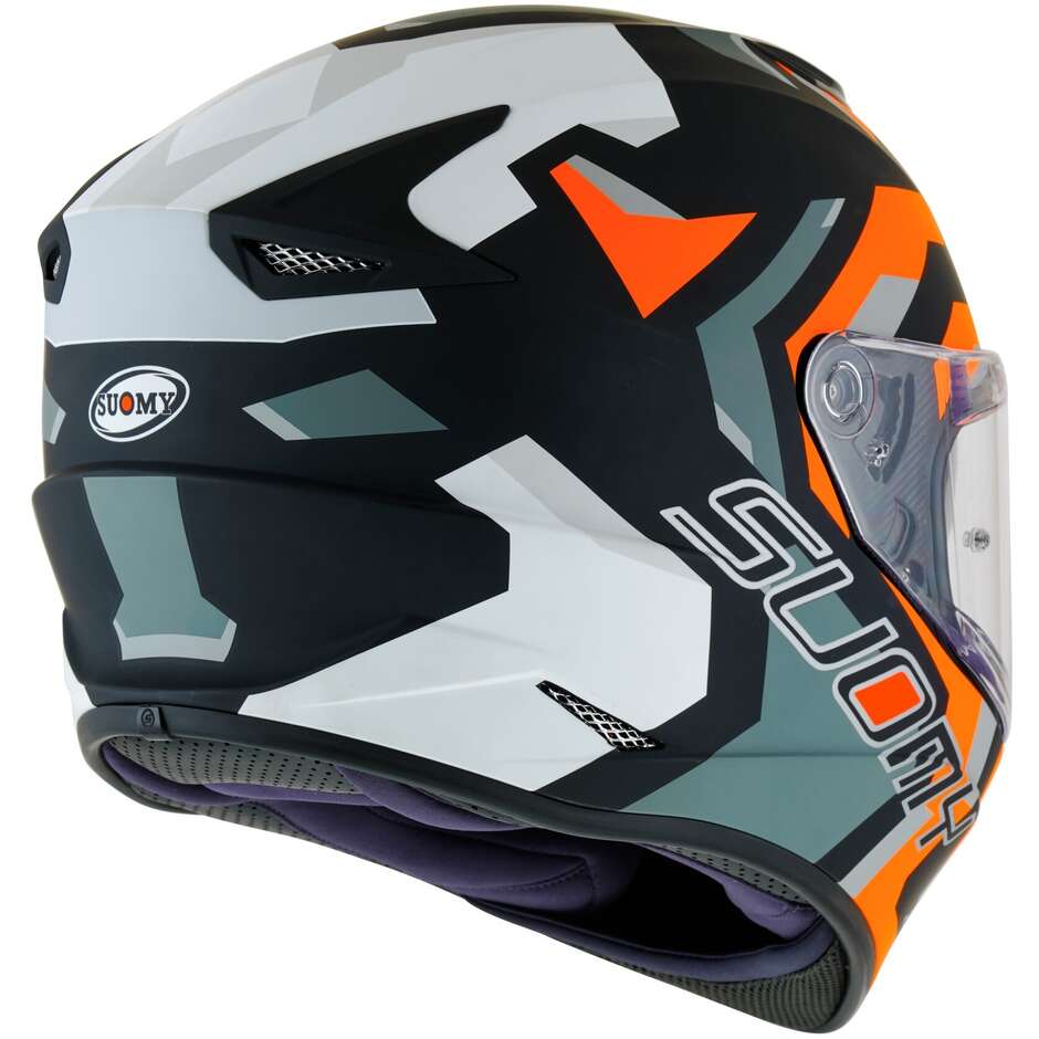 Suomy STELLAR SWIFT Integral Motorcycle Helmet Matt Orange