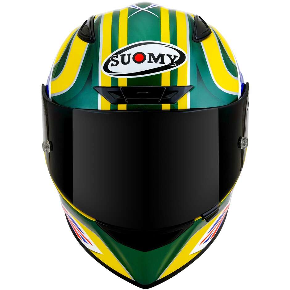 Suomy TRACK-1 Celebr. Integral Racing Motorcycle Helmet. TROY BAYLISS REPLICA 2005