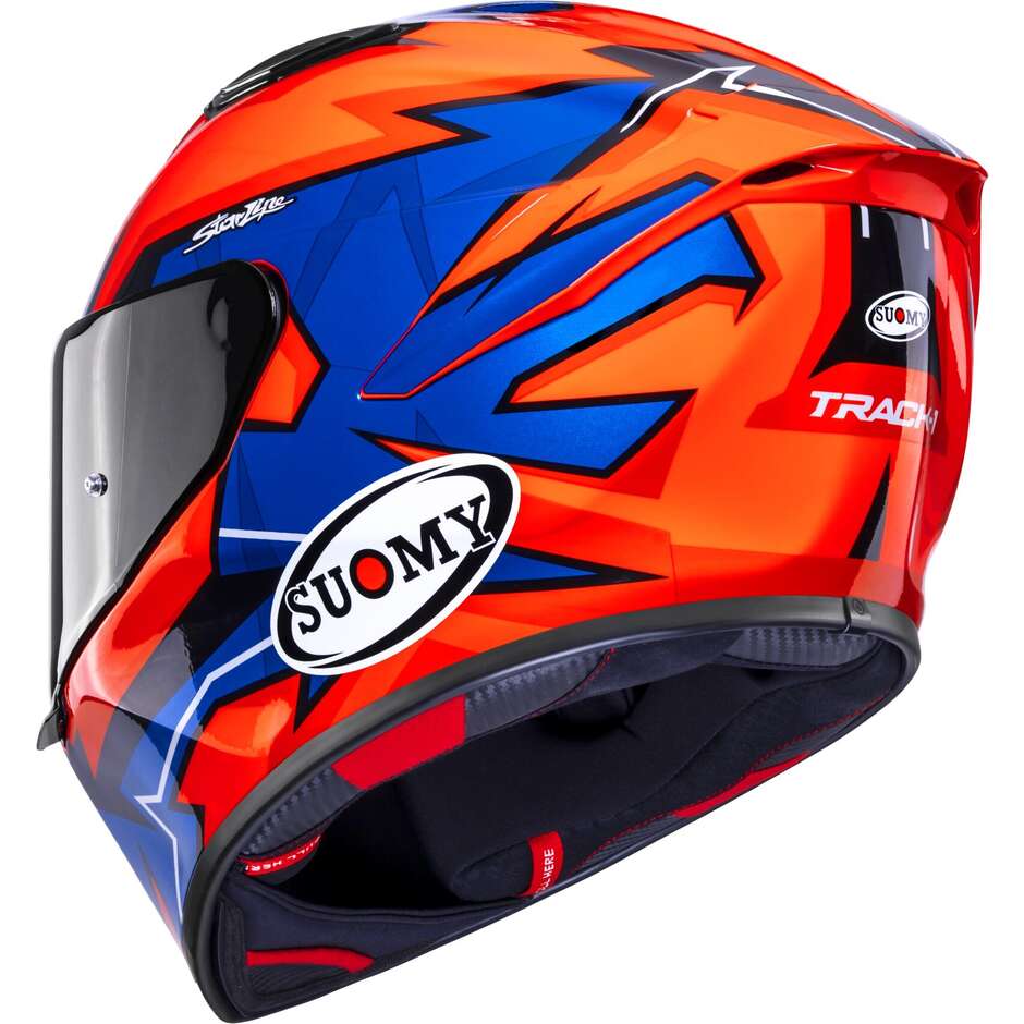 Suomy TRACK-1 FIRESTORM Full Face Motorcycle Helmet
