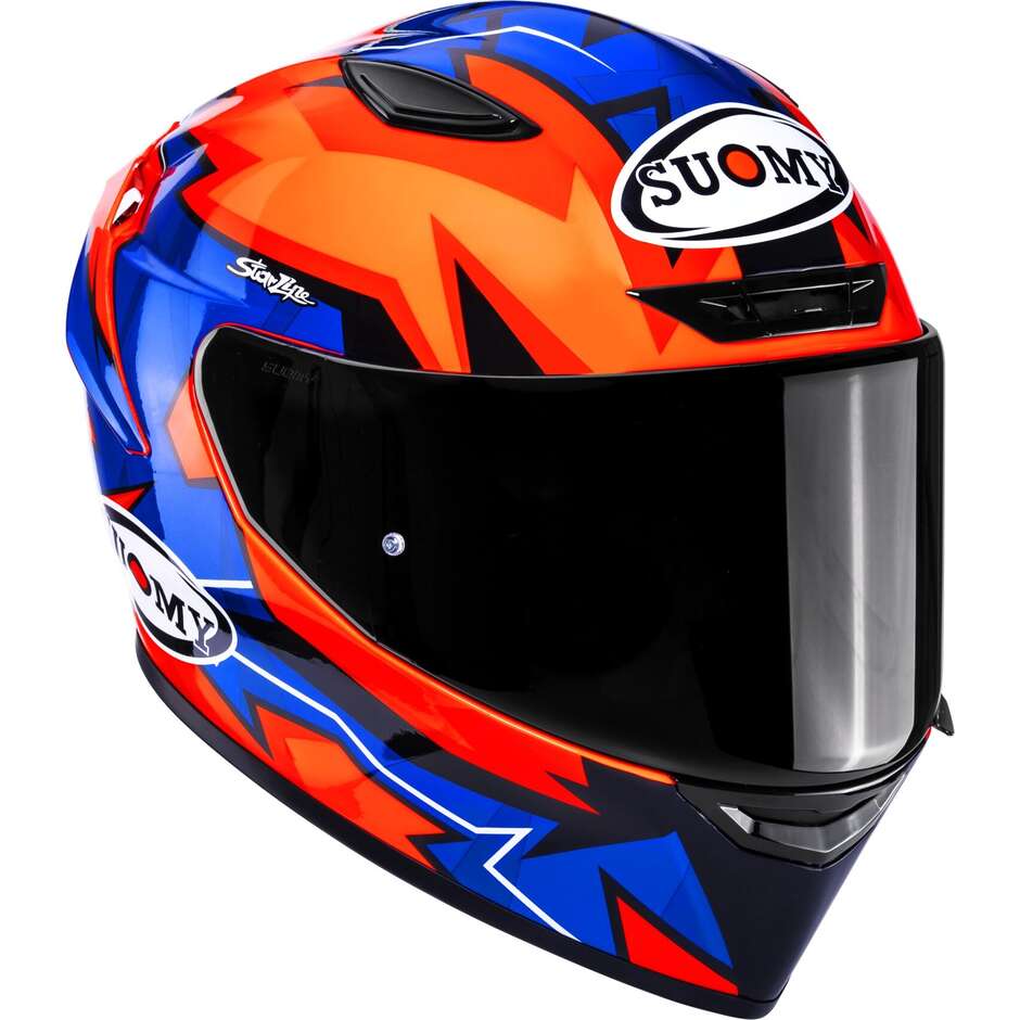 Suomy TRACK-1 FIRESTORM Integralhelm für Motorradfahrer