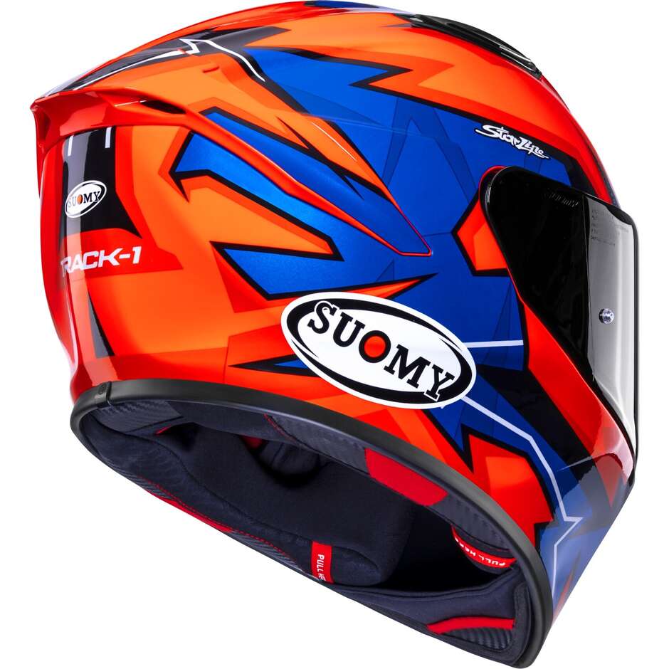 Suomy TRACK-1 FIRESTORM Integralhelm für Motorradfahrer