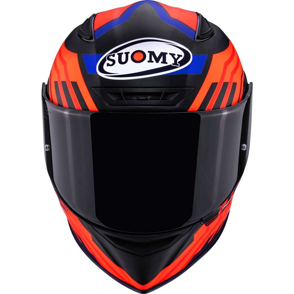 Suomy TRACK-1 FRAMEWORK Full Face Motorcycle Helmet Matte Black Red Blue