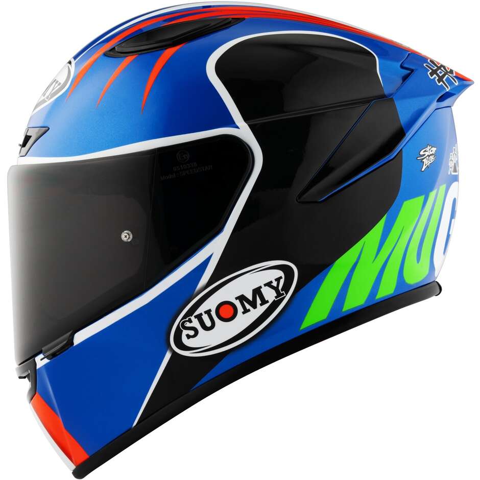 Suomy TRACK-1 Integral Motorcycle Helmet PECCO MUGELLO 2022 (NO SPONSOR)