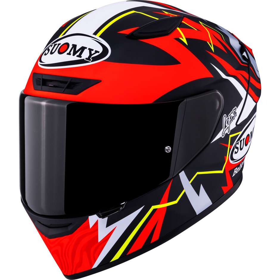 Suomy TRACK-1 SAM LOWES REPL.2025 Full Face Motorcycle Helmet Matte Red